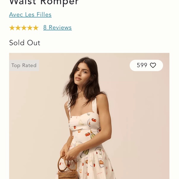 Anthropologie Avec Les Filles Romper - Picture 3 of 3